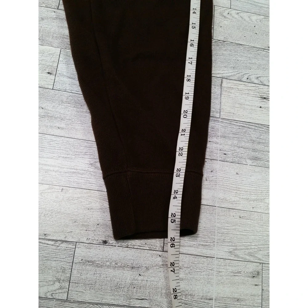 Men's Polo Ralph Lauren Long Sleeve Pullover Sweater Top Brown 1/4 Zip 2XLT‎